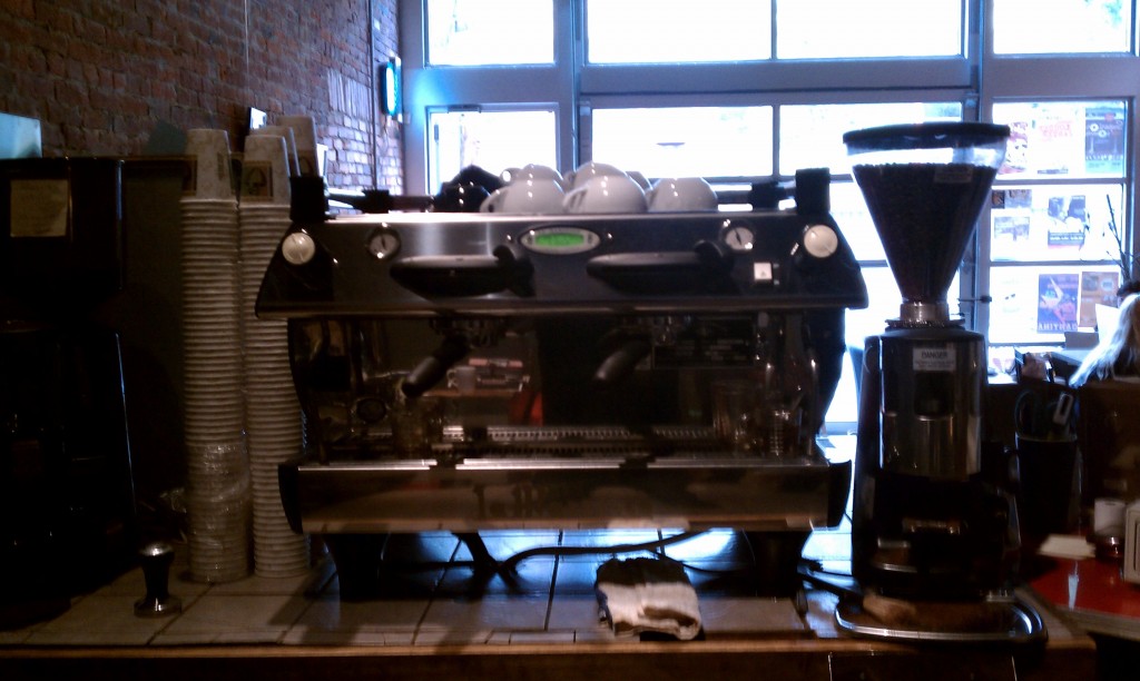 Our new espresso machine!